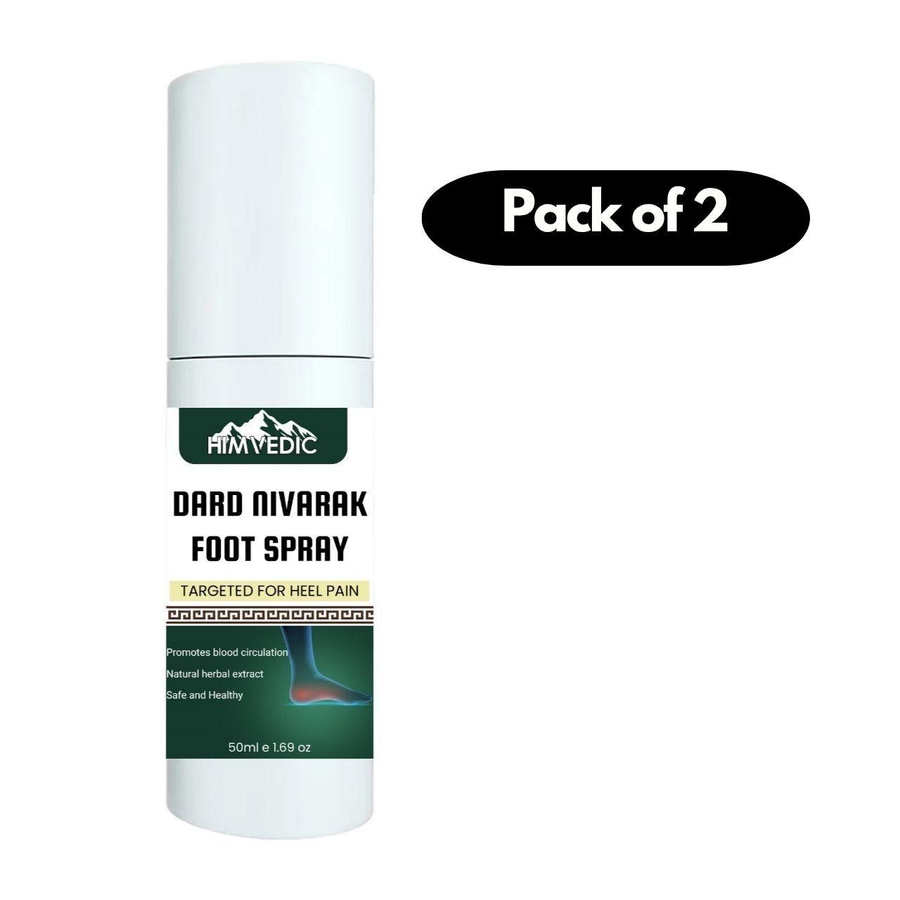Pain Reliving Foot Sprey (Pack of 2)