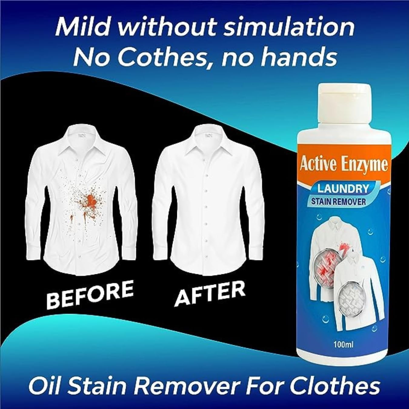 Active Enzyme Laundry Stain Remover (Pack of 2)