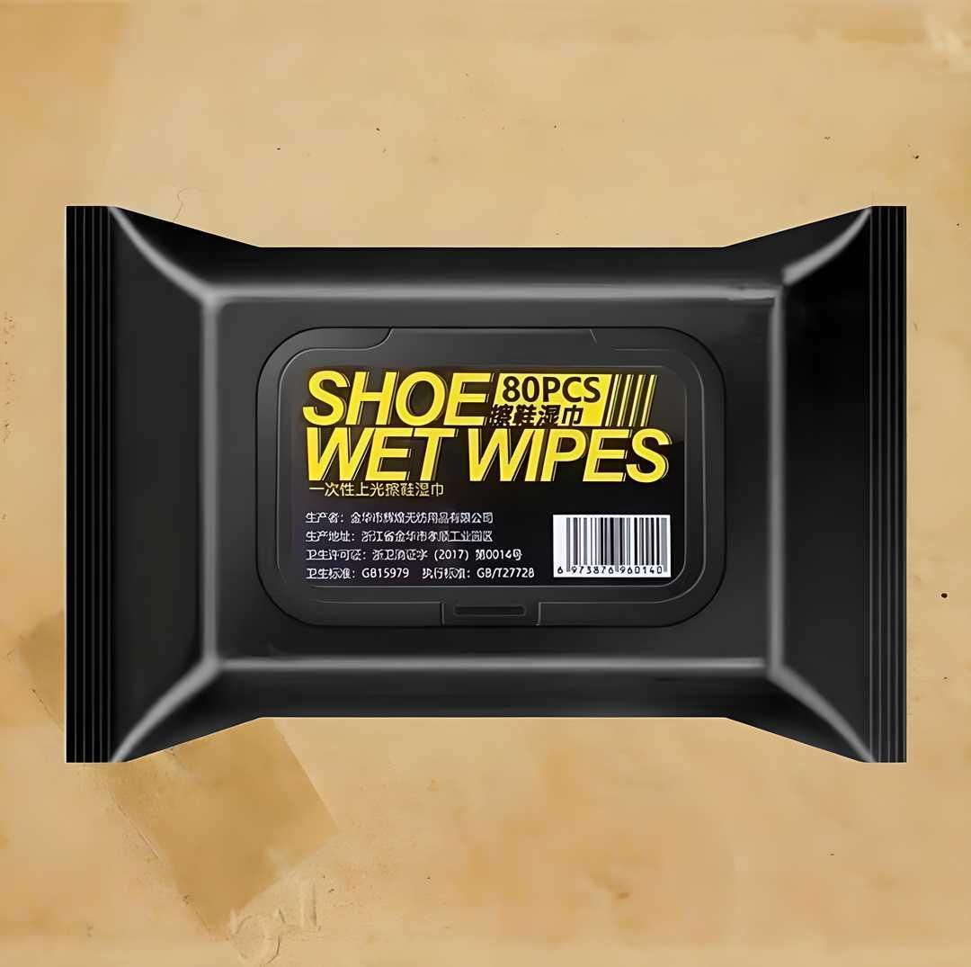 Natural Sneaker & Shoe Cleaner Wipes - Packs of 80