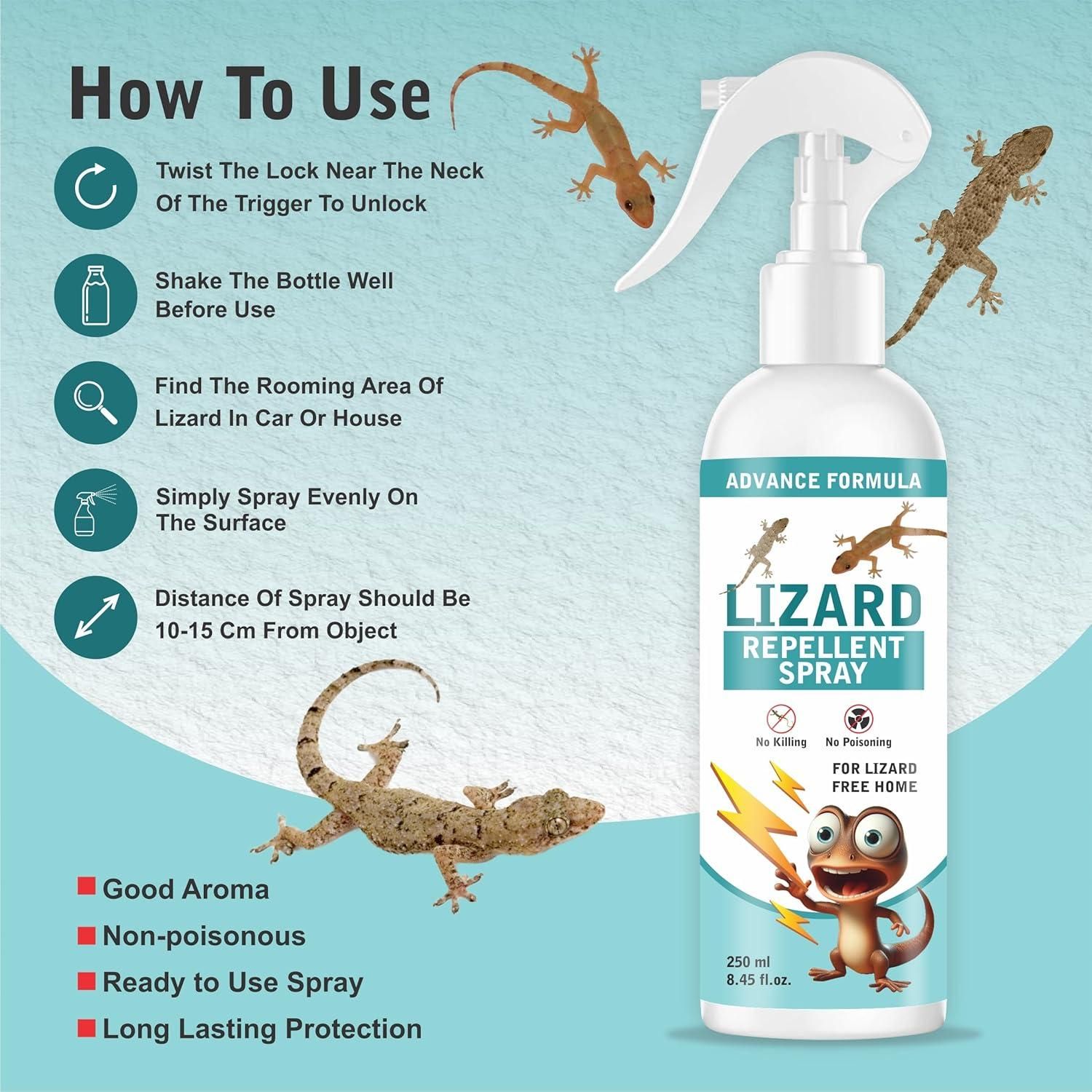 Lizard Repellent Home Spray Pest Control